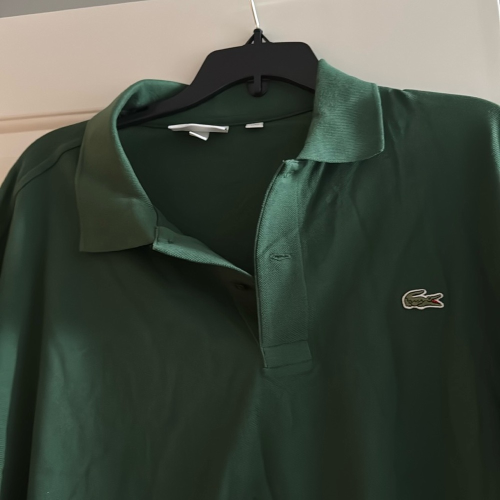 Lacoste Men's Green Polo Shirt